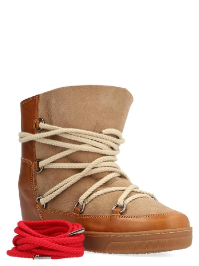 Shop Isabel Marant Nowless High Top Boots In Brown