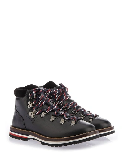 Shop Moncler Blanche Lightweight Boots In Black