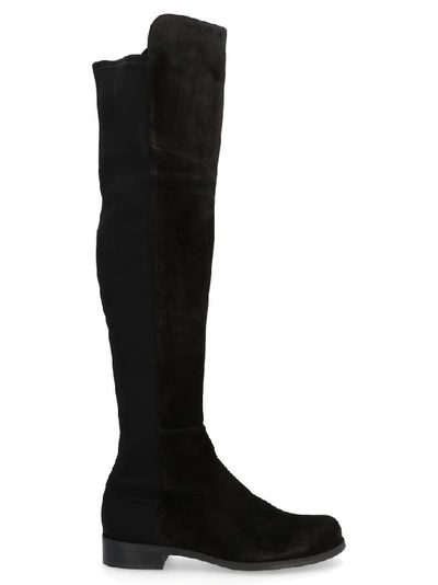Shop Stuart Weitzman 5050 Knee Length Boots In Black