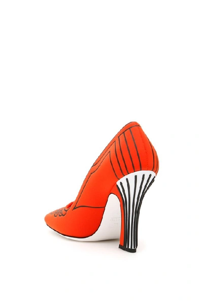 Shop Fendi Ffreedom Pumps In Red