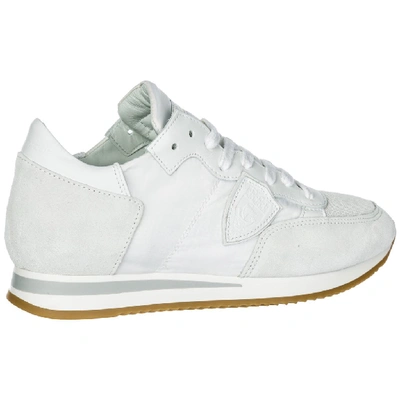 Shop Philippe Model Tropez Sneakers In White