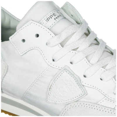 Shop Philippe Model Tropez Sneakers In White