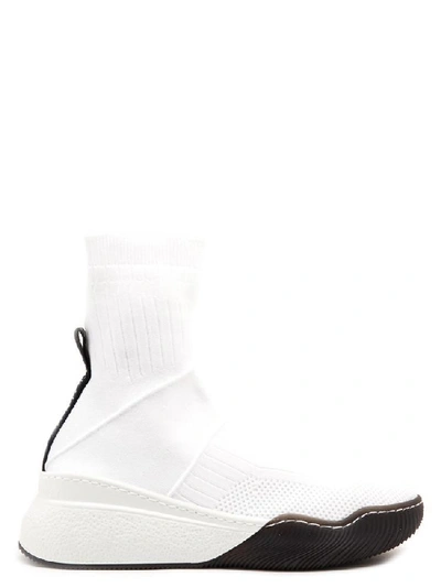 Shop Stella Mccartney Loop Sneakers In White