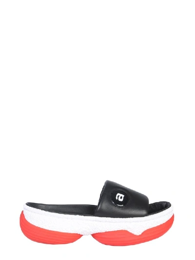 Shop Alexander Wang A1 Slides In Multi