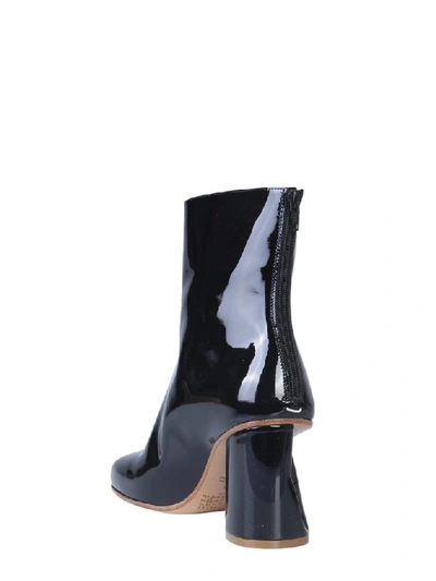 Shop Maison Margiela Chunky Heel Boots In Black