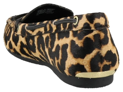 Shop Michael Michael Kors Animal Print Loafers In Multi