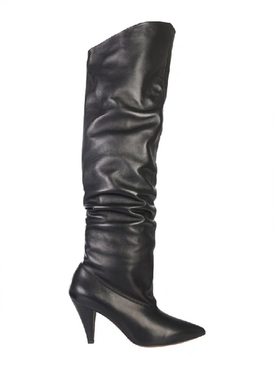 Shop Givenchy Soft Nappa Leather Boots In Black