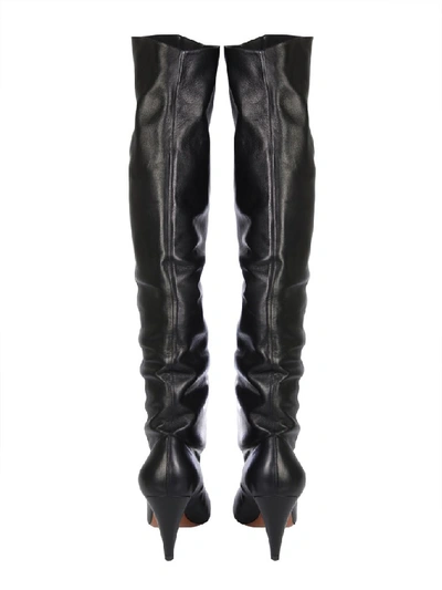 Shop Givenchy Soft Nappa Leather Boots In Black
