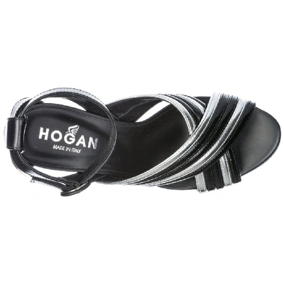 Shop Hogan H353 Sandals In Multi