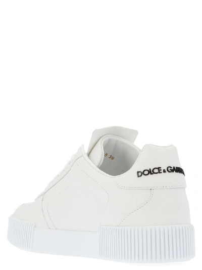 Shop Dolce & Gabbana Miami Lace Up Sneakers In White