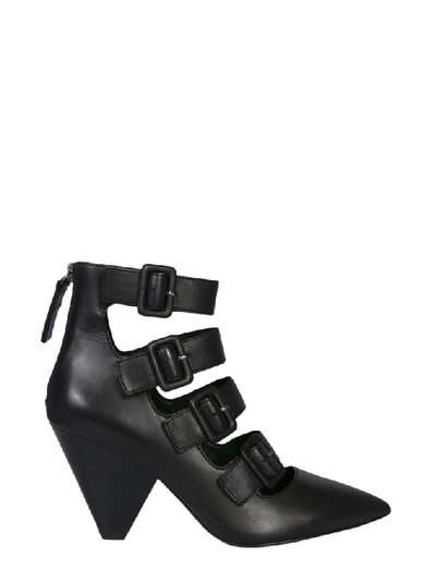 Shop Ash Dolby Strap Buckle Boots In Black