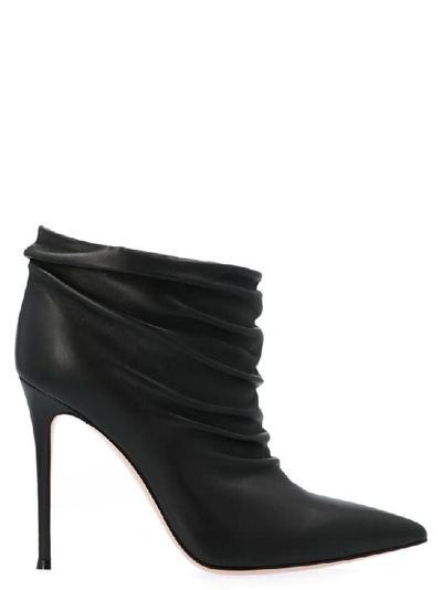 Shop Gianvito Rossi Cyril Ankle Boots In Black
