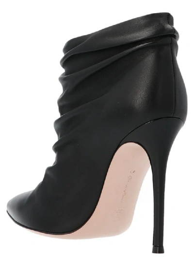 Shop Gianvito Rossi Cyril Ankle Boots In Black