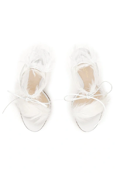 Shop Gianvito Rossi Athena Stiletto Sandals In White