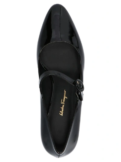 Shop Ferragamo Salvatore  Mary Jane Pumps In Black