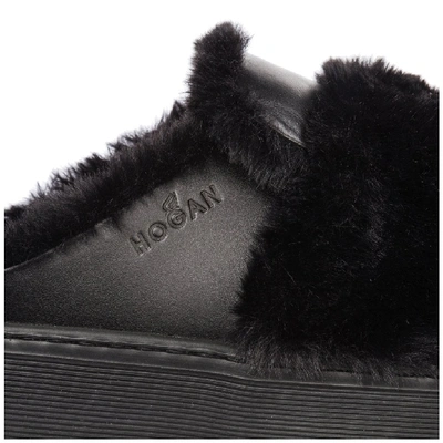 Shop Hogan H365 Mule Sneakers In Black