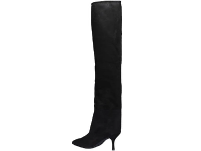 Shop Stuart Weitzman Millie Boots In Black