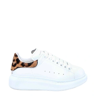 Shop Alexander Mcqueen Animalier Detail Low-top Sneakers In Multi