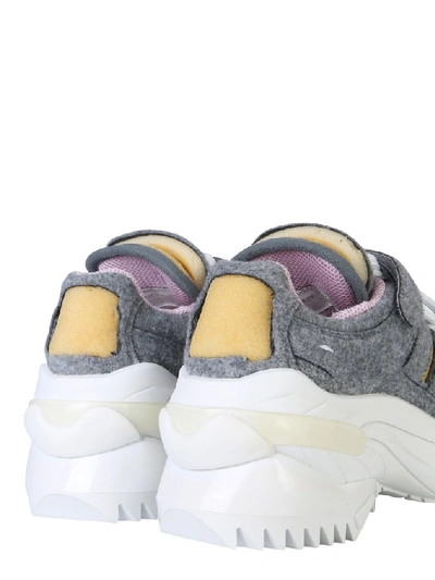 Shop Maison Margiela Retro Fit Low Top Sneakers In Grey