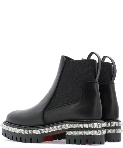 Shop Christian Louboutin By The River Ankle Boots In Black