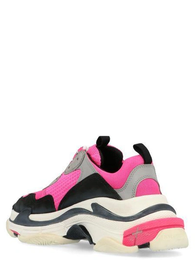 Shop Balenciaga Triple S Sneakers In Pink