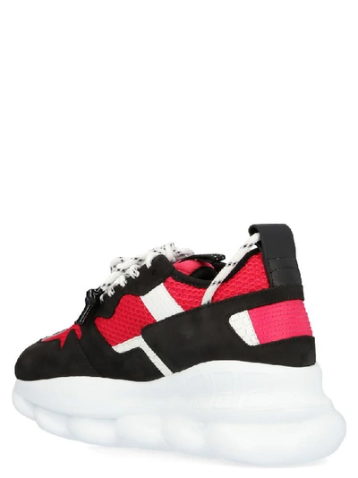 Shop Versace Chain Reaction Low Top Sneakers In Multi