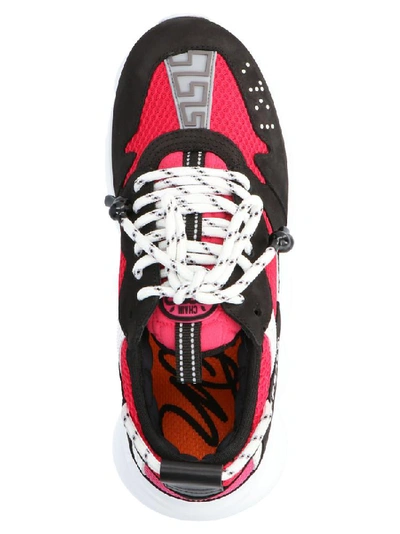 Shop Versace Chain Reaction Low Top Sneakers In Multi