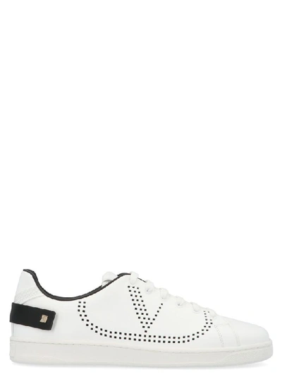 Shop Valentino Garavani Vlogo Backnet Sneakers In Multi