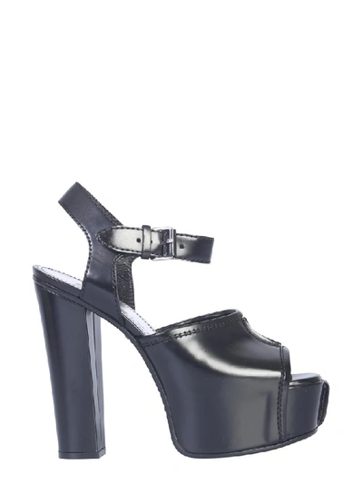 Shop Givenchy Platform Ankle Strap Sandals In Black