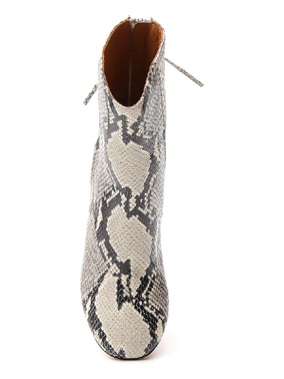 Shop Isabel Marant Garett Snakeskin Effect Boots In Multi