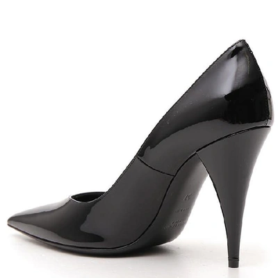 Shop Saint Laurent Era Pumps In Black