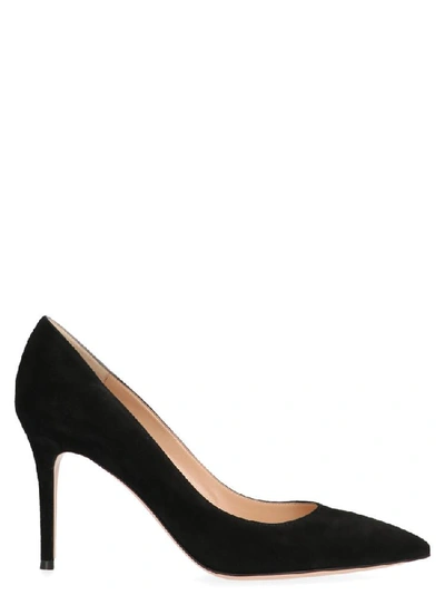 Shop Gianvito Rossi Pointed Toe Pumps In Black