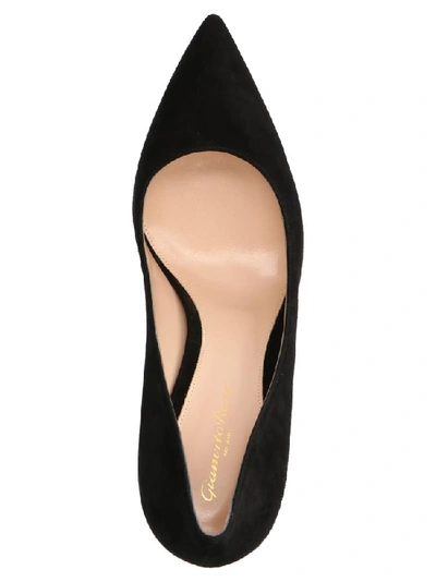 Shop Gianvito Rossi Pointed Toe Pumps In Black