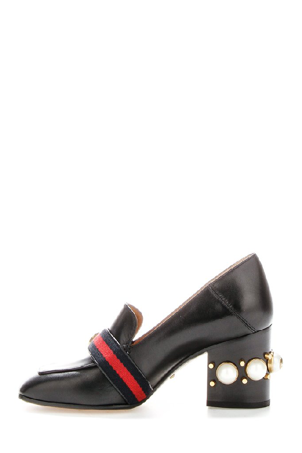 gucci pearl heels