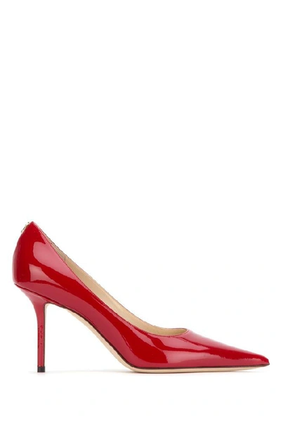 Shop Jimmy Choo Love Pumps In Red