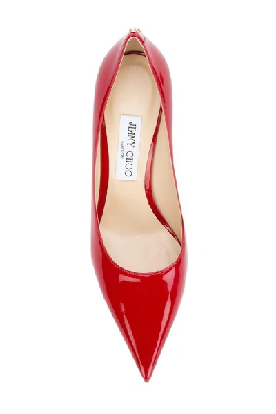 Shop Jimmy Choo Love Pumps In Red