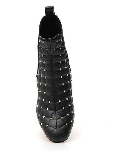 Shop Valentino Garavani Rockstud Chelsea Boots In Black