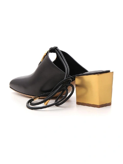 Shop Ferragamo Salvatore  Gancini Mules In Black