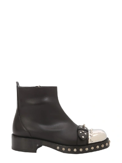Alexander mcqueen hobnail ankle boots cheap