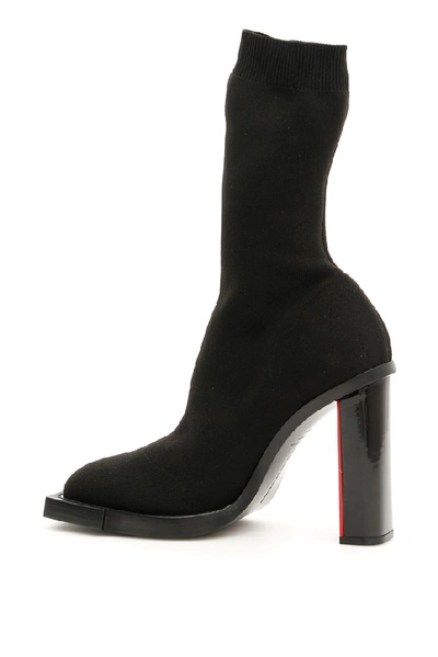 Shop Alexander Mcqueen Sock Boots In Black