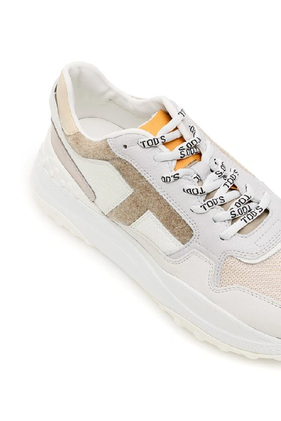 Shop Tod's Colour Block Chunky Sneakers In Multi