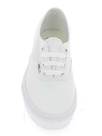 Shop Vans Authentic Platform Sneakers In White