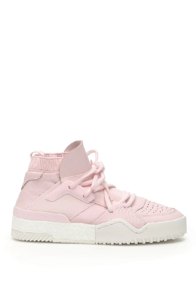 Shop Adidas Originals By Alexander Wang Aw Bball Sneakers In Pink