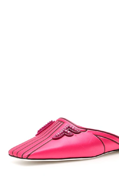 Shop Fendi Ffreedom Slip In Pink