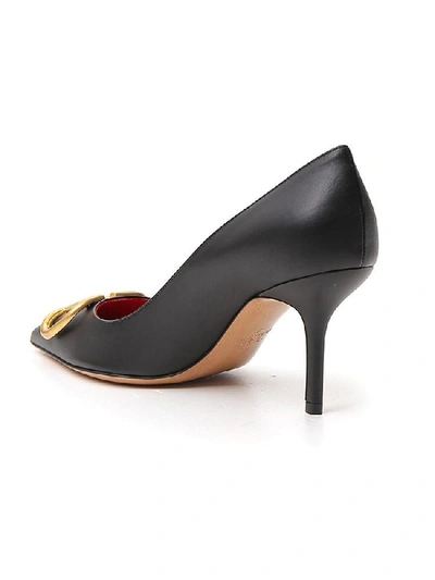 Shop Valentino Garavani Vlogo Pumps In Black