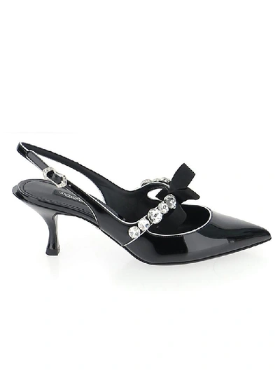 Shop Dolce & Gabbana Lori Slingback Pumps In Black