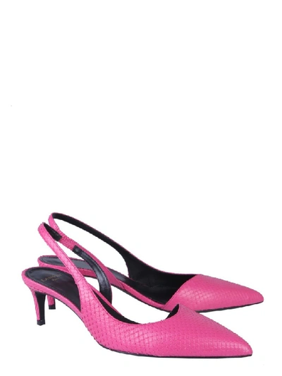 Shop Lanvin Slingback Pointed Toe Pumps In Pink
