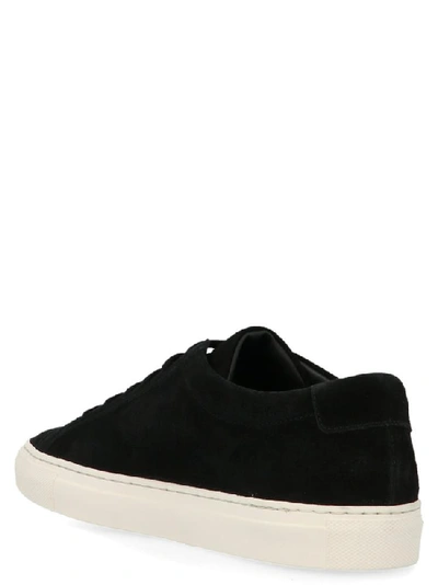 Shop Common Projects Achilles Suede Low Top Sneakers In Black