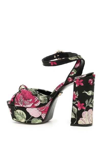 Shop Dolce & Gabbana Keira Platform Sandals In Multi