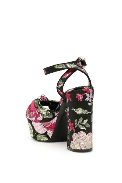 Shop Dolce & Gabbana Keira Platform Sandals In Multi